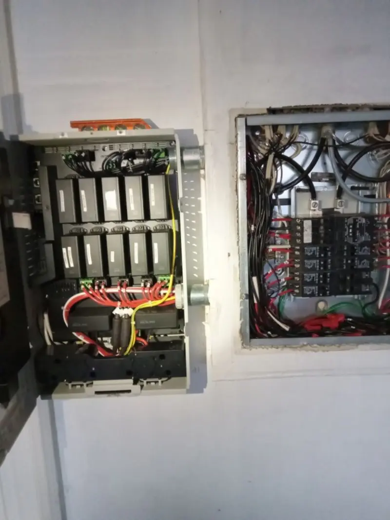 Electrical panel upgrade completed for Security Camera Wiring in Villa Rica